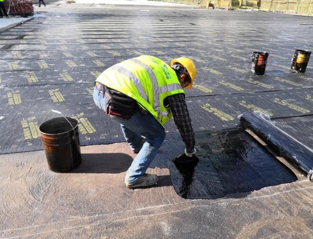 Inleiding van niet-Geneest Rubber het Bitumen Waterdichte Deklaag van NRB