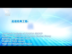 Het Project van de aluminiumvoorgevel van de Tuinhigh-end van het Land Woonproject