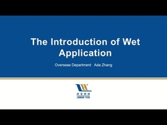 Wet aanbrengen (zelfklevend membraan dat samen met nat cement wordt gebruikt)