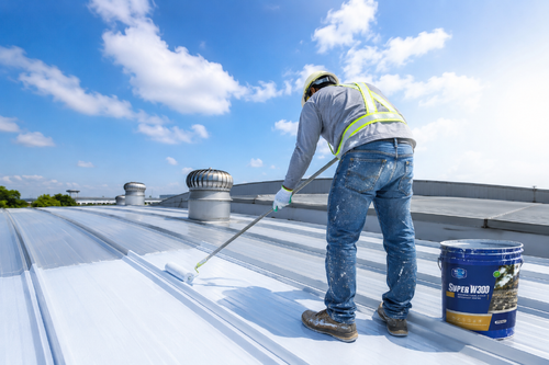 Latest company news aboutLekkage van industriële daken in tropische klimaten stimuleert de vraag naar blootgestelde waterdichte acrylsystemen