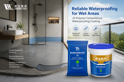 Latest company news aboutAanpak van lekken in badkamers en balkons met JS-polymer cementitieve waterdichte coating